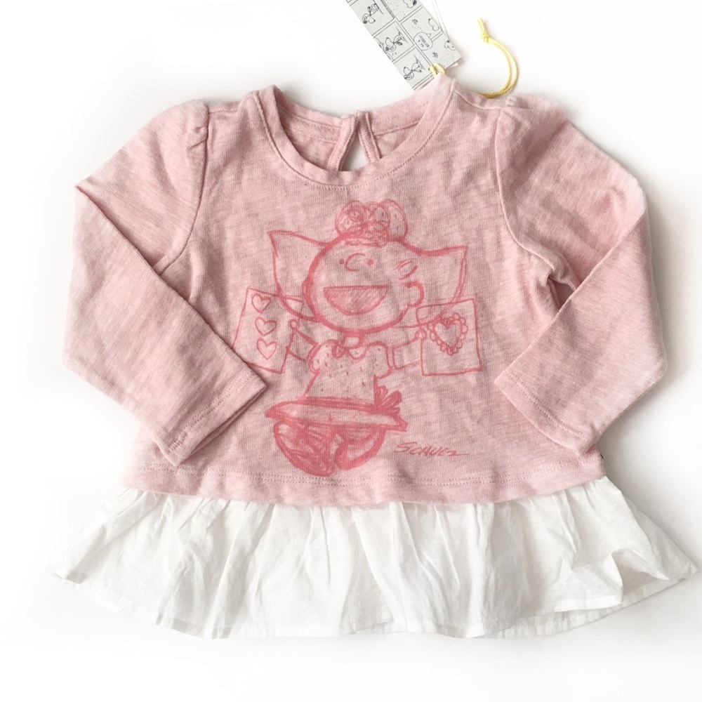 NWT BabyGap Peanuts Top